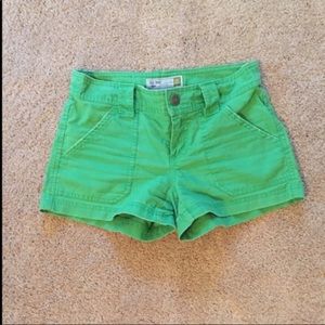 Old Navy Low Waist Green Short